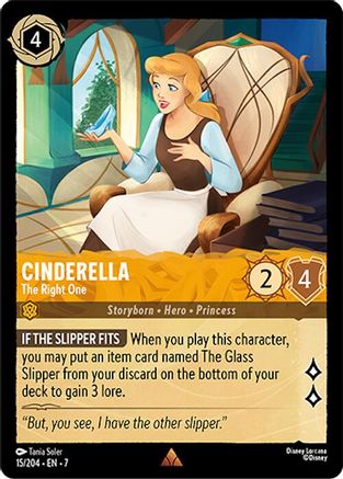 Cinderella - The Right One (15/204) [Archazia's Island] | Eastridge Sports Cards & Games