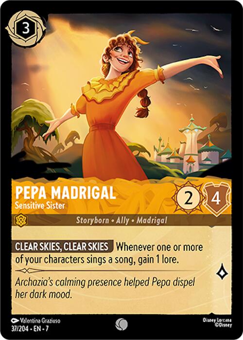 Pepa Madrigal - Sensitive Sister (37/204) [Archazia's Island] | Eastridge Sports Cards & Games