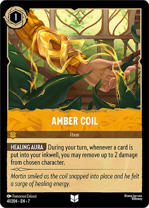 Amber Coil (41/204) [Archazia's Island] | Eastridge Sports Cards & Games