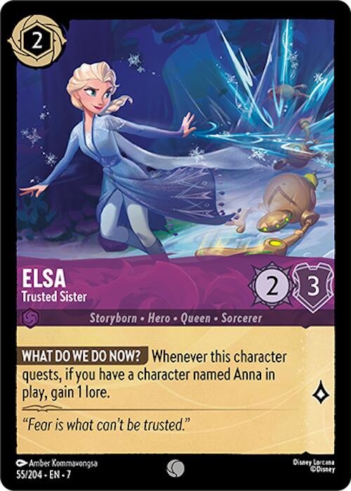 Elsa - Trusted Sister (55/204) [Archazia's Island] | Eastridge Sports Cards & Games