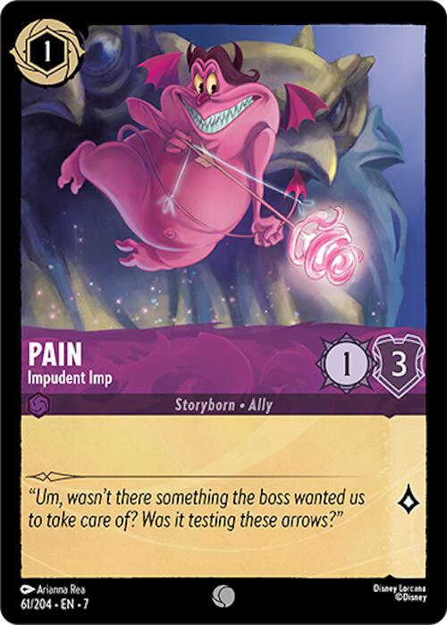 Pain - Impudent Imp (61/204) [Archazia's Island] | Eastridge Sports Cards & Games