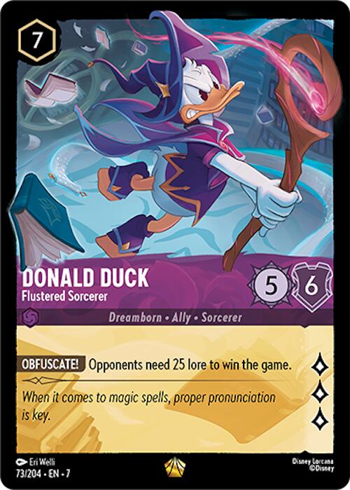 Donald Duck - Flustered Sorcerer (73/204) [Archazia's Island] | Eastridge Sports Cards & Games