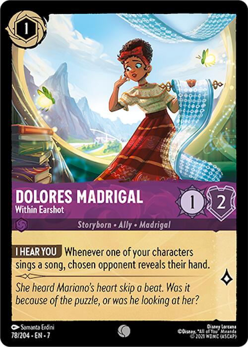 Dolores Madrigal - Within Earshot (78/204) [Archazia's Island] | Eastridge Sports Cards & Games