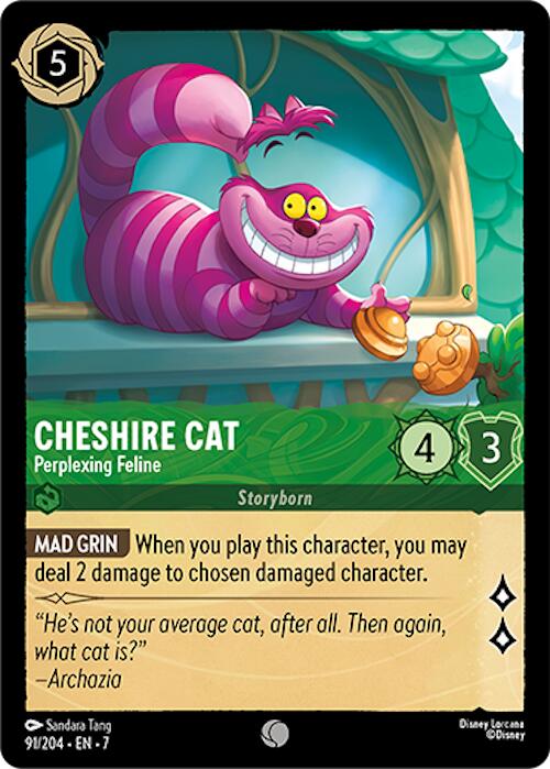 Cheshire Cat - Perplexing Feline (91/204) [Archazia's Island] | Eastridge Sports Cards & Games