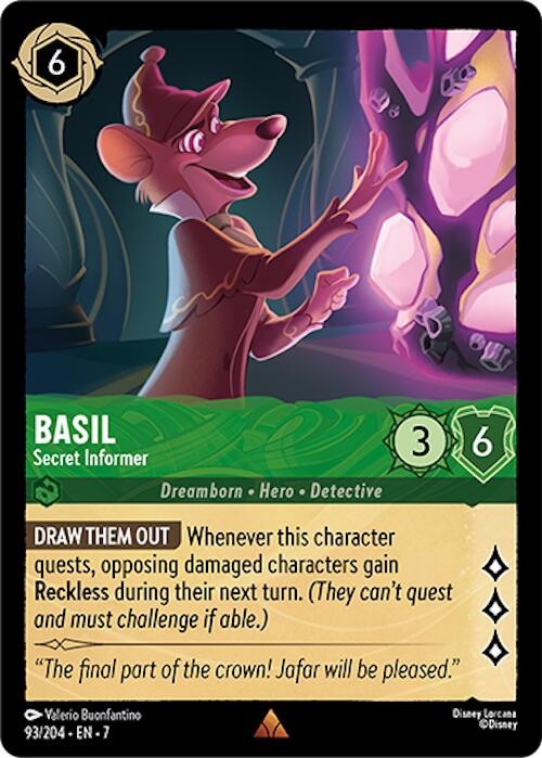 Basil - Secret Informer (93/204) [Archazia's Island] | Eastridge Sports Cards & Games