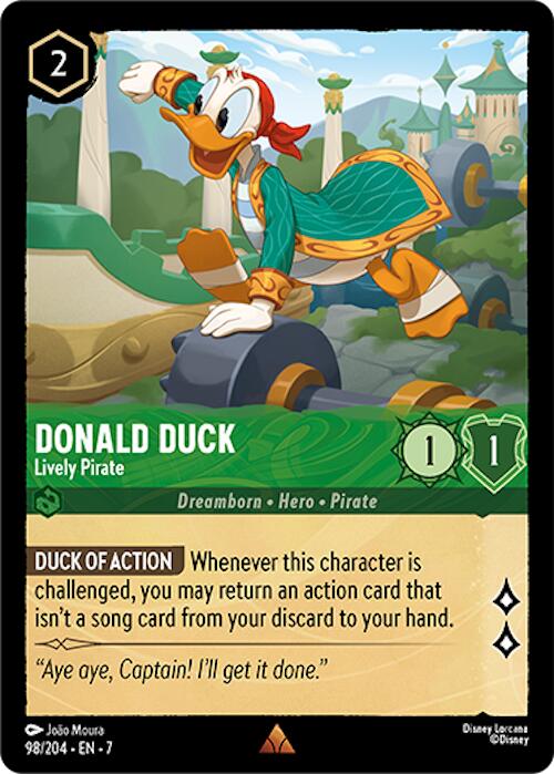 Donald Duck - Lively Pirate (98/204) [Archazia's Island] | Eastridge Sports Cards & Games