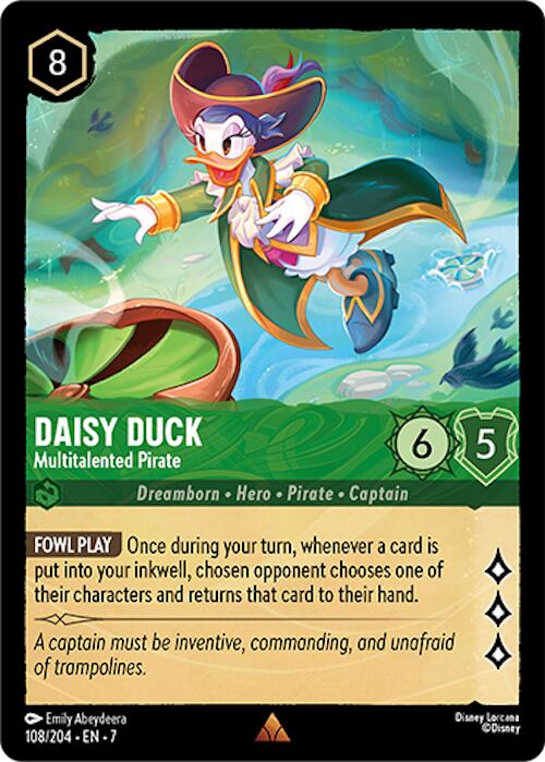 Daisy Duck - Multitalented Pirate (108/204) [Archazia's Island] | Eastridge Sports Cards & Games