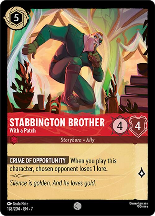 Stabbington Brother - With a Patch (128/204) [Archazia's Island] | Eastridge Sports Cards & Games
