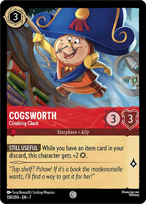 Cogsworth - Climbing Clock (130/204) [Archazia's Island] | Eastridge Sports Cards & Games