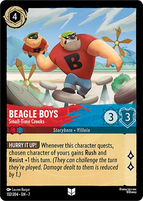 Beagle Boys - Small-Time Crooks (132/204) [Archazia's Island] | Eastridge Sports Cards & Games