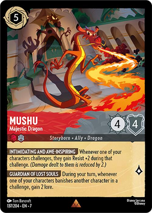 Mushu - Majestic Dragon (137/204) [Archazia's Island] | Eastridge Sports Cards & Games