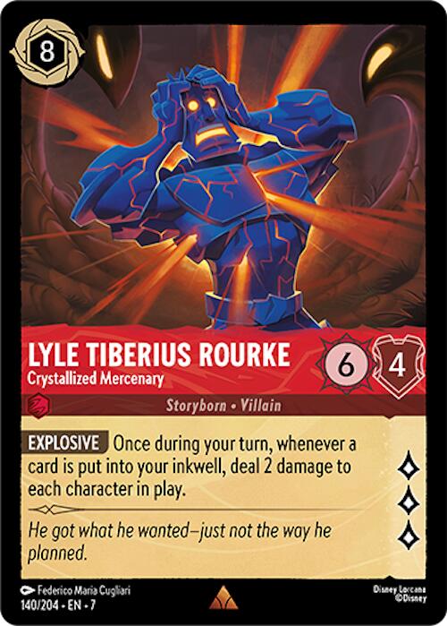 Lyle Tiberius Rourke - Crystallized Mercenary (140/204) [Archazia's Island] | Eastridge Sports Cards & Games