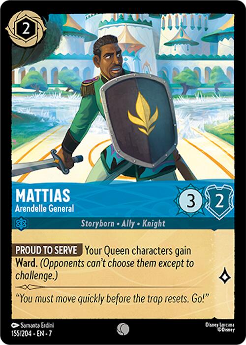 Mattias - Arendelle General (155/204) [Archazia's Island] | Eastridge Sports Cards & Games
