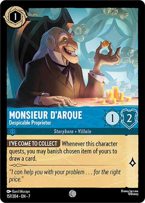 Monsieur D'Arque - Despicable Proprietor (157/204) [Archazia's Island] | Eastridge Sports Cards & Games