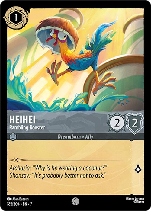 Heihei - Rambling Rooster (185/204) [Archazia's Island] | Eastridge Sports Cards & Games