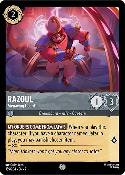 Razoul - Menacing Guard (189/204) [Archazia's Island] | Eastridge Sports Cards & Games