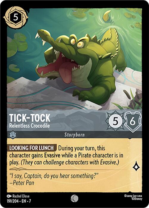 Tick-Tock - Relentless Crocodile (191/204) [Archazia's Island] | Eastridge Sports Cards & Games