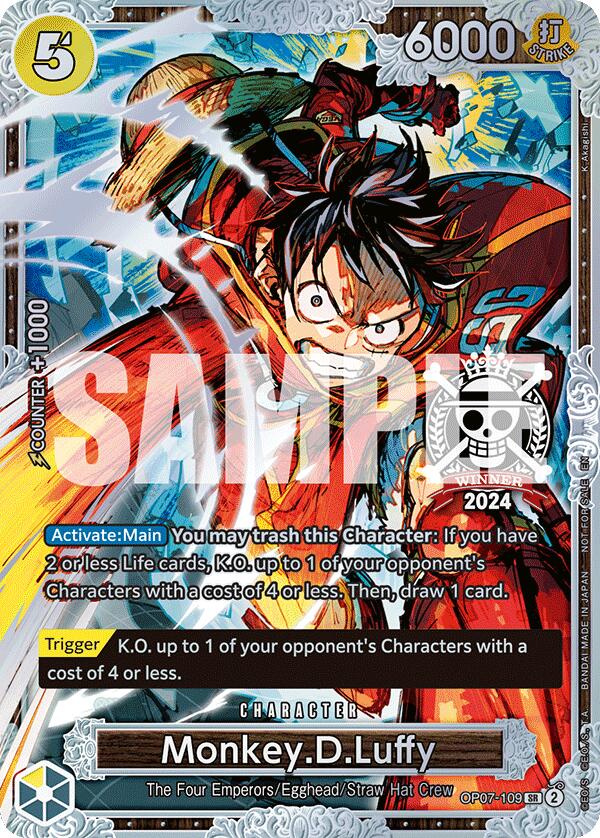 Monkey.D.Luffy (Championship 2024 World Final 2nd Place) [One Piece Promotion Cards] | Eastridge Sports Cards & Games