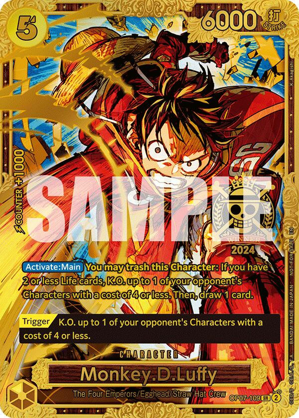 Monkey.D.Luffy (Championship 2024 World Final 1st Place) [One Piece Promotion Cards] | Eastridge Sports Cards & Games