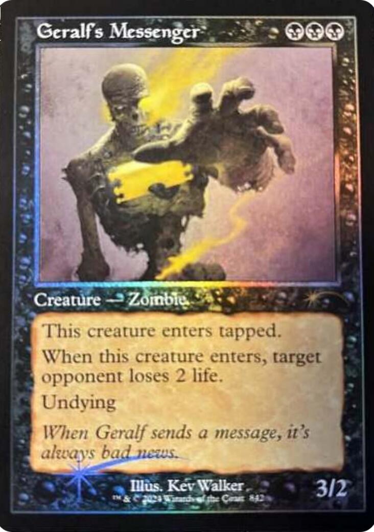 Geralf's Messenger (842) (Retro Frame) [Secret Lair Drop Series] | Eastridge Sports Cards & Games
