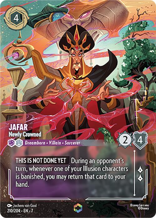 Jafar - Newly Crowned (Enchanted) (210/204) [Archazia's Island] | Eastridge Sports Cards & Games