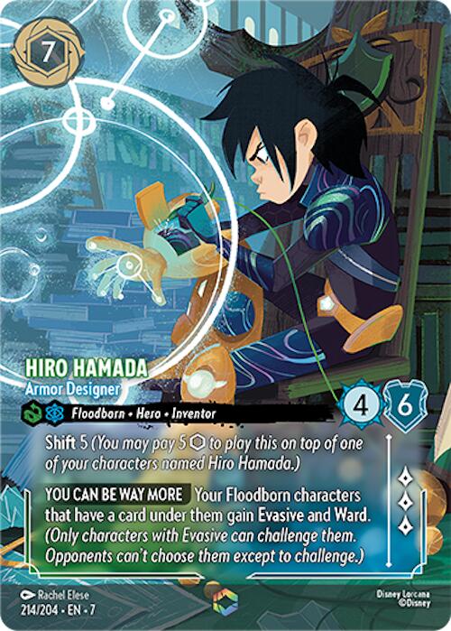 Hiro Hamada - Armor Designer (Enchanted) (214/204) [Archazia's Island] | Eastridge Sports Cards & Games