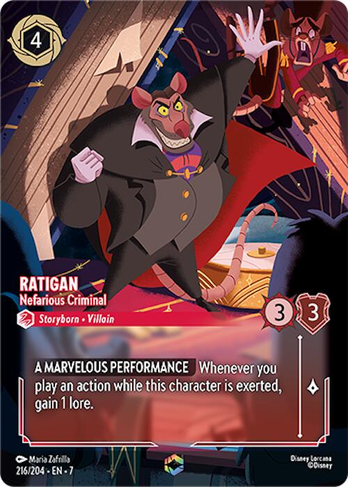 Ratigan - Nefarious Criminal (Enchanted) (216/204) [Archazia's Island] | Eastridge Sports Cards & Games