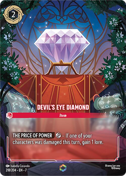 Devil's Eye Diamond (Enchanted) (218/204) [Archazia's Island] | Eastridge Sports Cards & Games