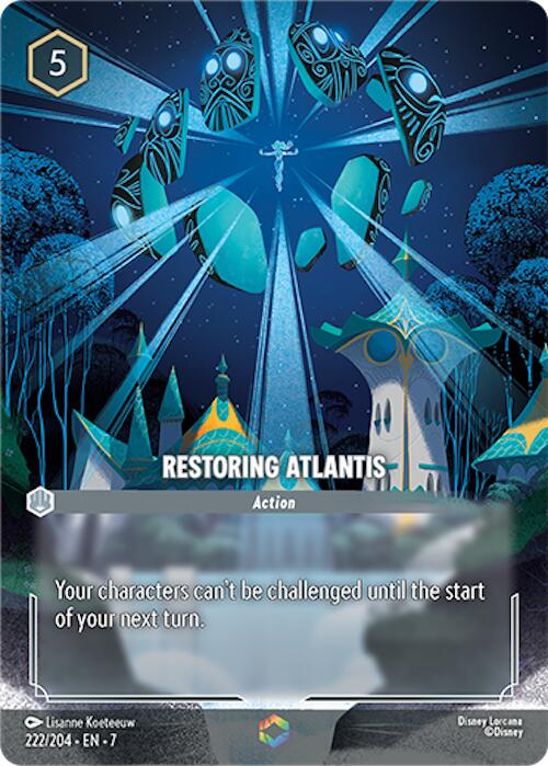 Restoring Atlantis (Enchanted) (222/204) [Archazia's Island] | Eastridge Sports Cards & Games