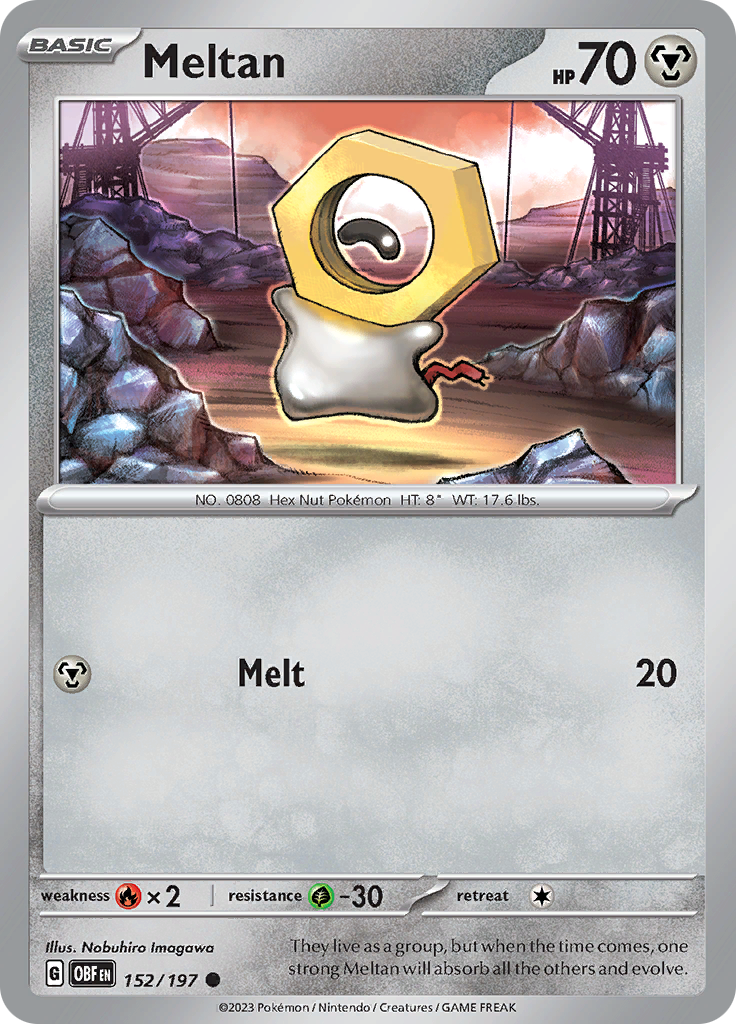 Meltan (152/197) [Scarlet & Violet: Obsidian Flames] | Eastridge Sports Cards & Games