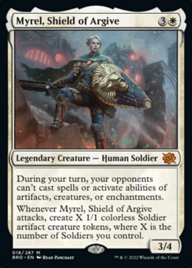 Myrel, Shield of Argive (Promo Pack) [The Brothers' War Promos] | Eastridge Sports Cards & Games