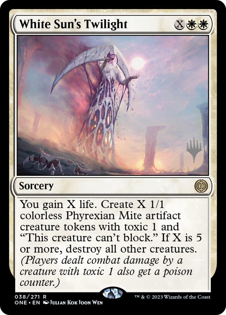 White Sun's Twilight (Promo Pack) [Phyrexia: All Will Be One Promos] | Eastridge Sports Cards & Games