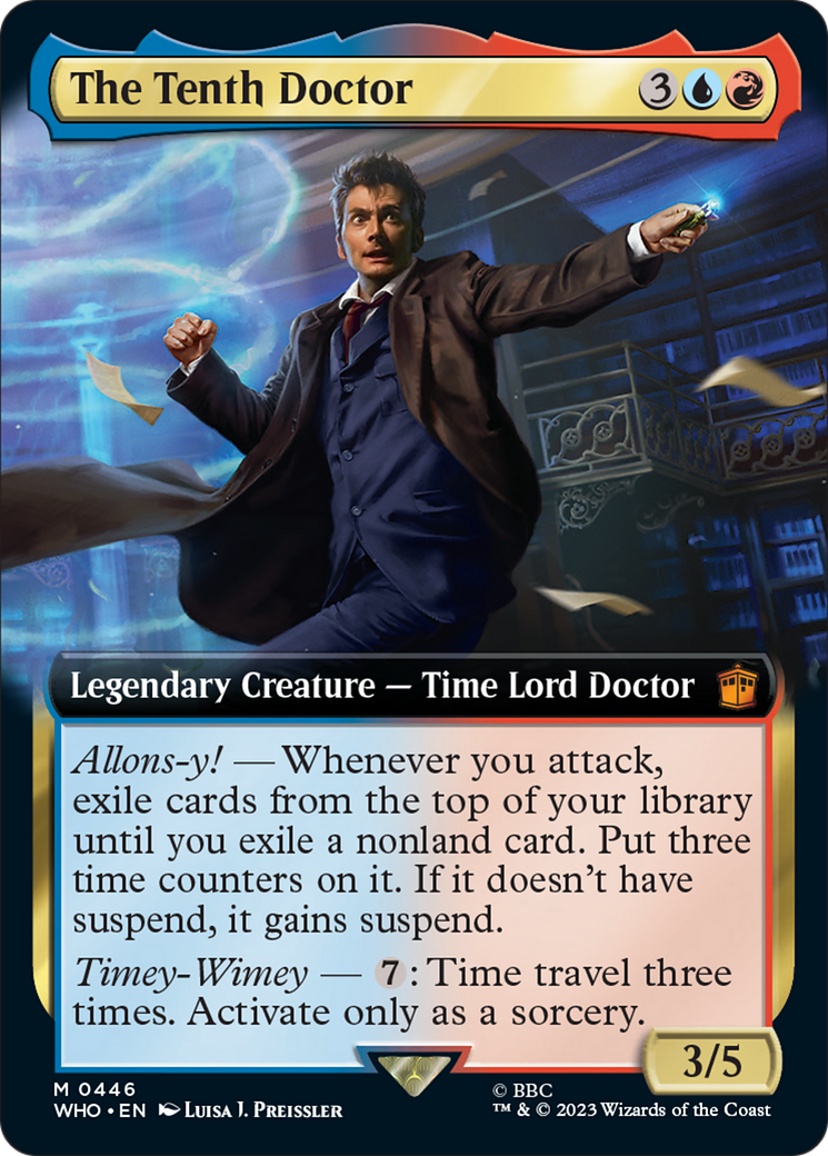 The Tenth Doctor (Extended Art) [Doctor Who] | Eastridge Sports Cards & Games