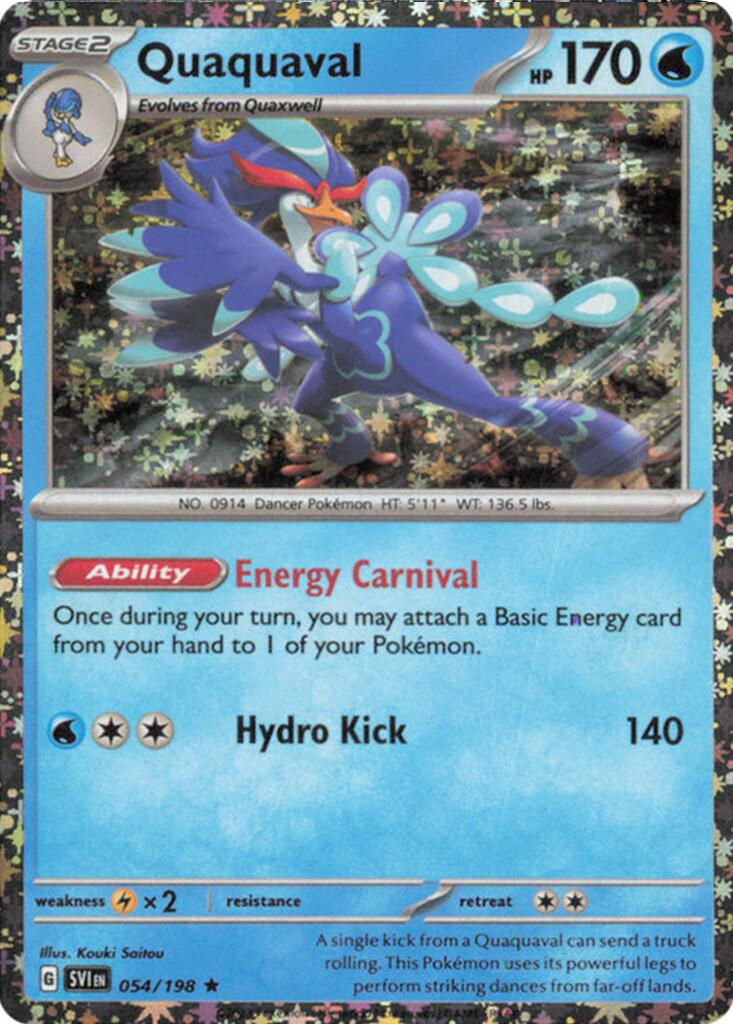 Quaquaval (054/198) (Sparkle Holo) [Miscellaneous Cards] | Eastridge Sports Cards & Games