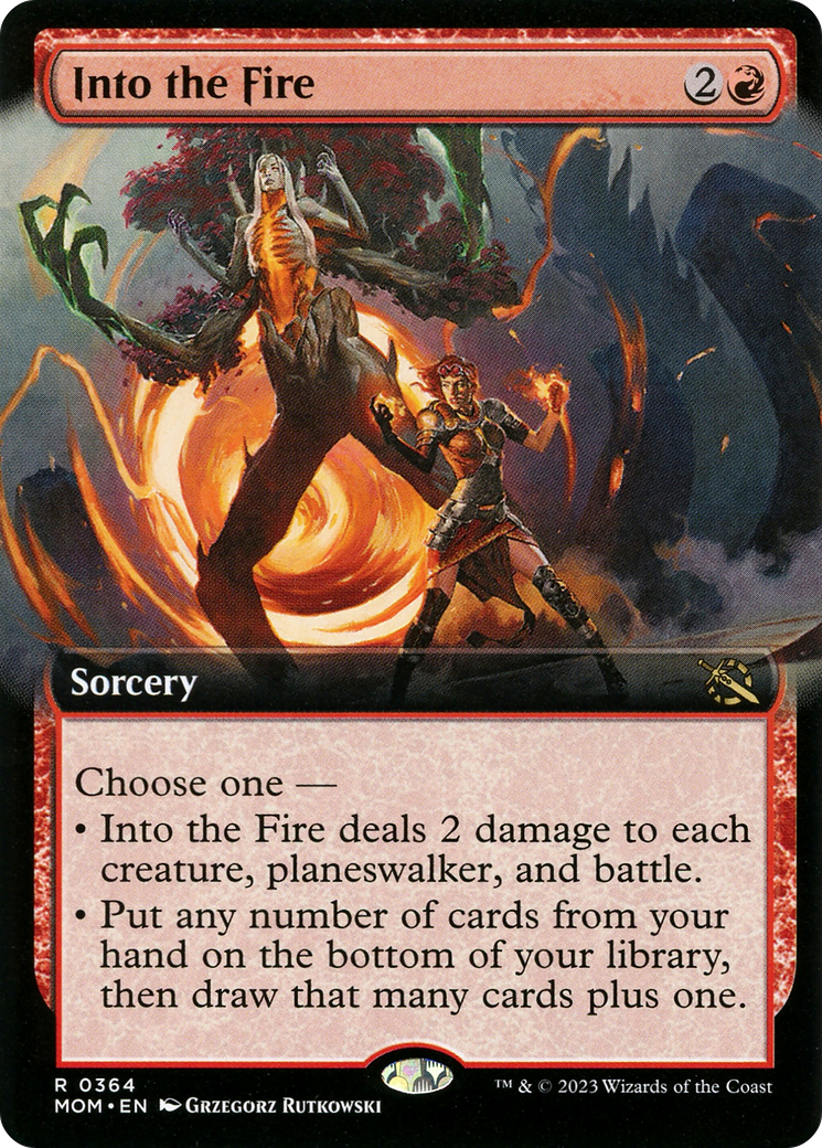 Into the Fire (Extended Art) [March of the Machine] | Eastridge Sports Cards & Games