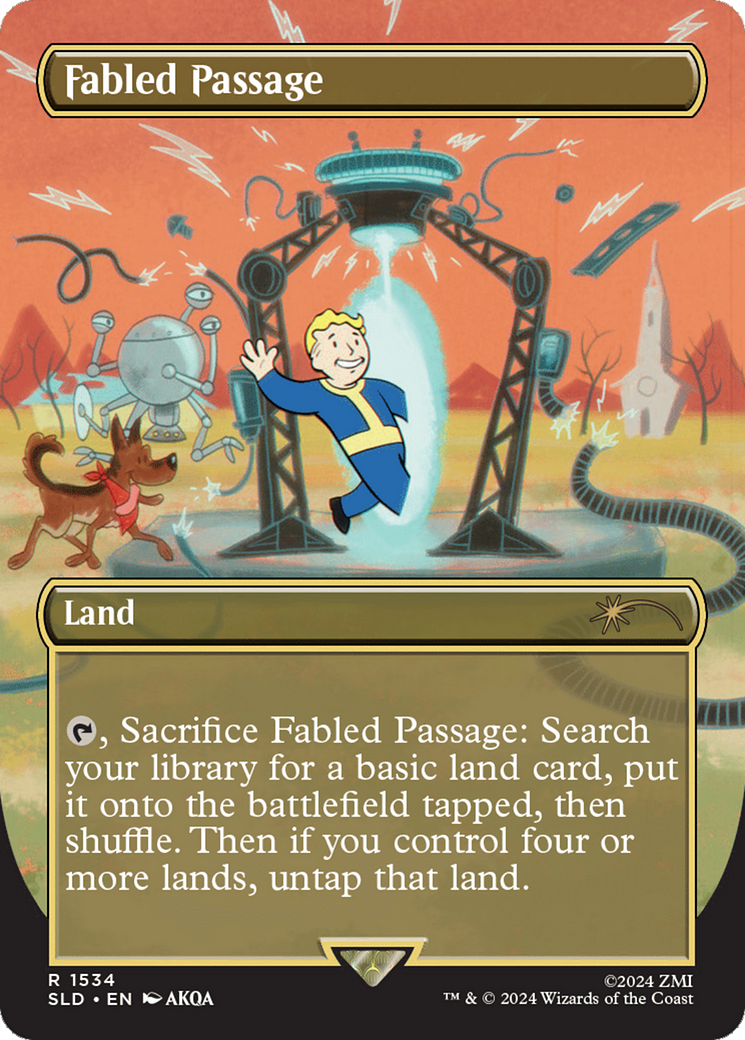 Fabled Passage (1534) (Rainbow Foil) [Secret Lair Drop Series] | Eastridge Sports Cards & Games