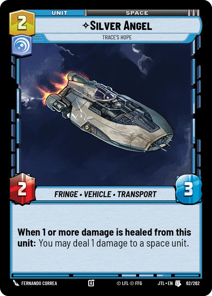 Silver Angel - Trace's Hope (062/262) (062/262) [Jump to Lightspeed] | Eastridge Sports Cards & Games