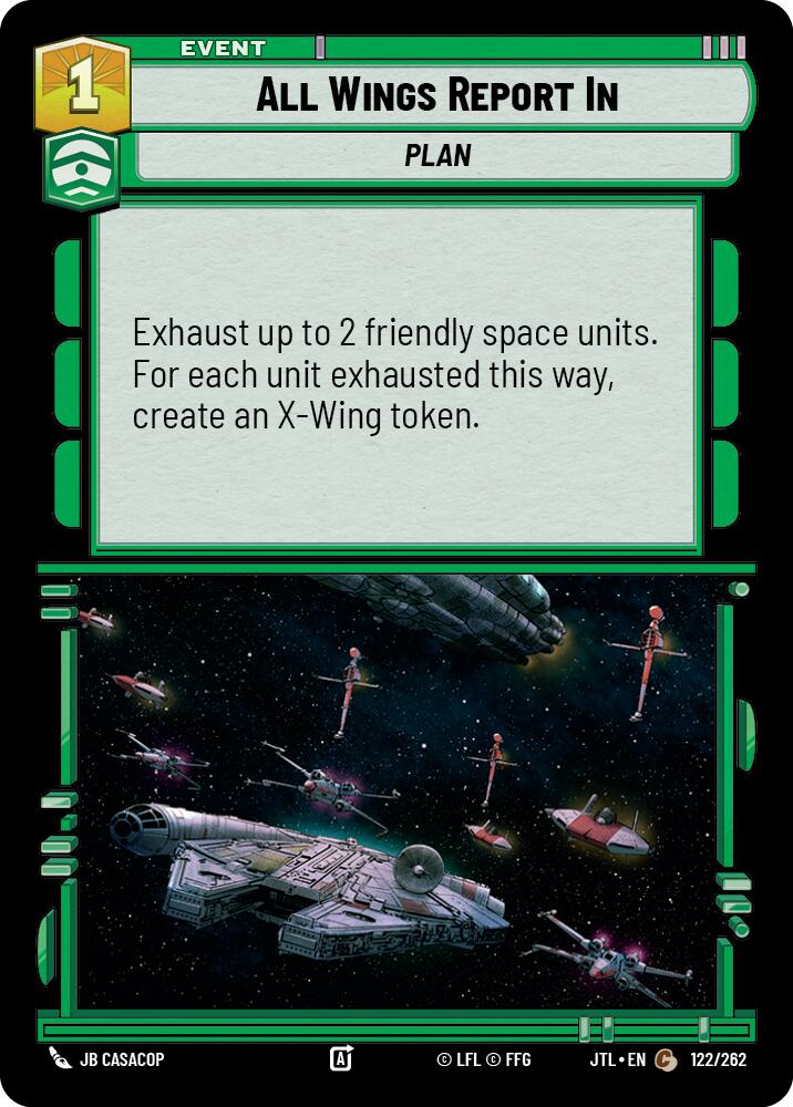 All Wings Report In (122/262) (122/262) [Jump to Lightspeed] | Eastridge Sports Cards & Games