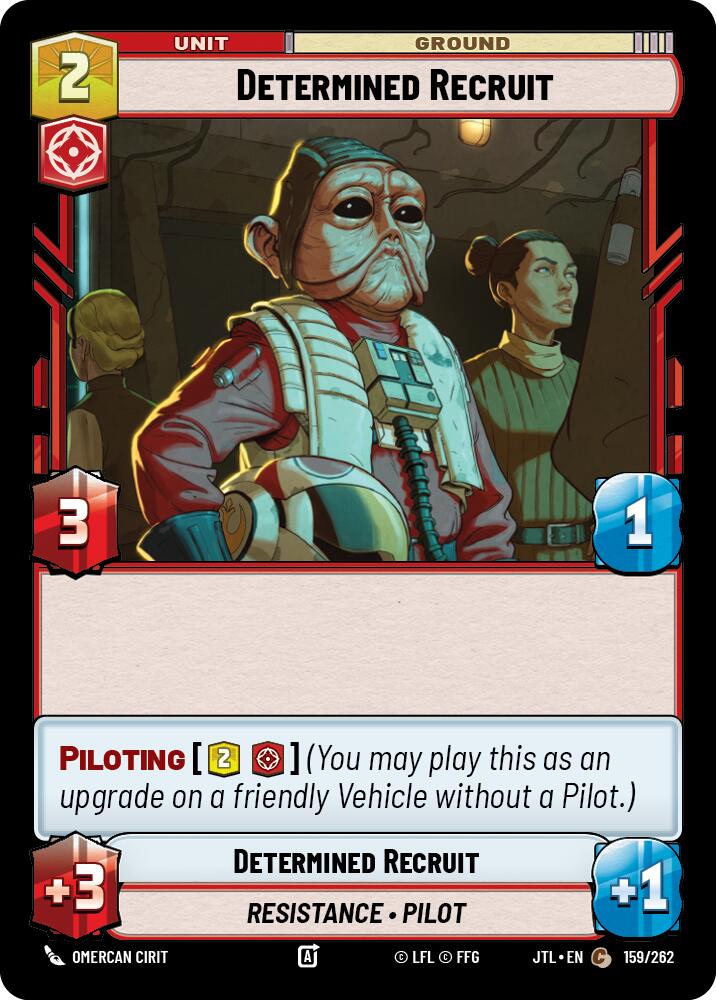 Determined Recruit (159/262) (159/262) [Jump to Lightspeed] | Eastridge Sports Cards & Games