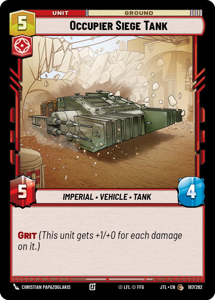 Occupier Siege Tank (167/262) (167/262) [Jump to Lightspeed] | Eastridge Sports Cards & Games
