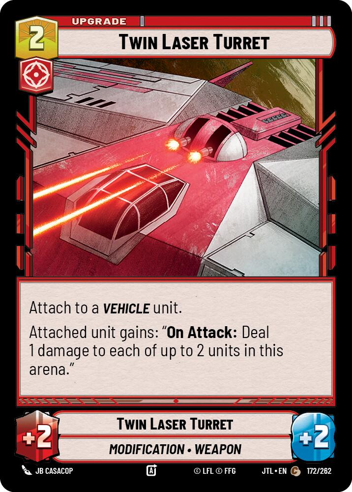 Twin Laser Turret (172/262) (172/262) [Jump to Lightspeed] | Eastridge Sports Cards & Games