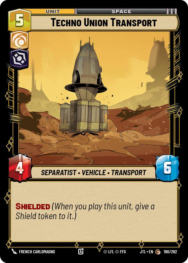 Techno Union Transport (190/262) (190/262) [Jump to Lightspeed] | Eastridge Sports Cards & Games