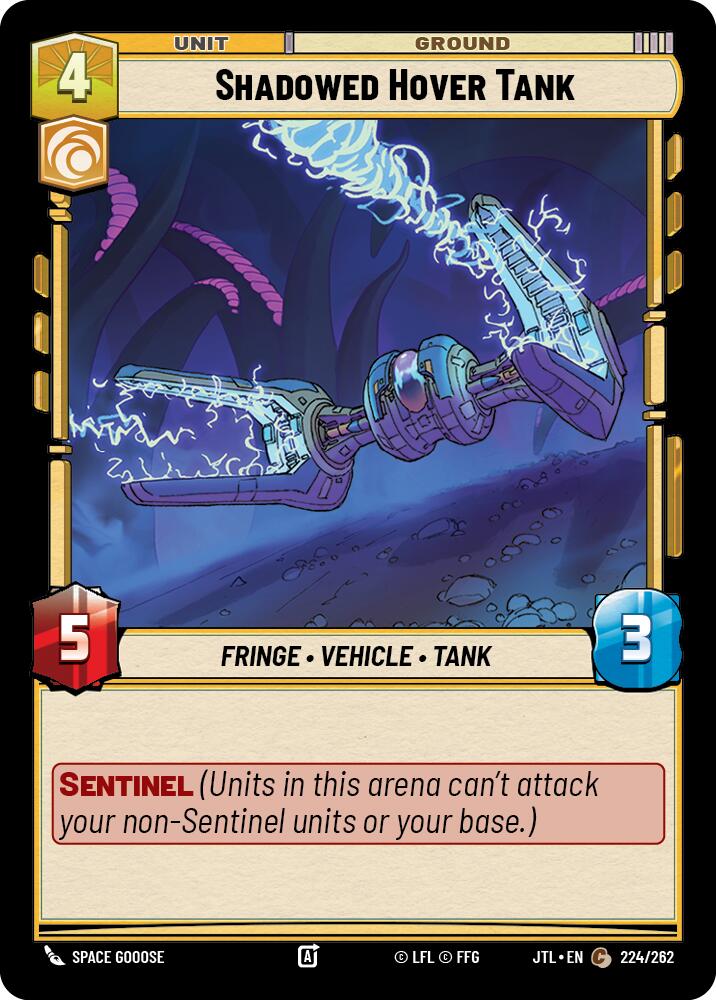 Shadowed Hover Tank (224/262) (224/262) [Jump to Lightspeed] | Eastridge Sports Cards & Games