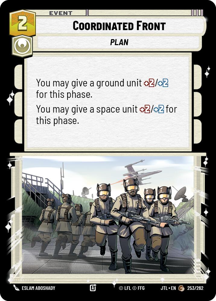 Coordinated Front (253/262) (253/262) [Jump to Lightspeed] | Eastridge Sports Cards & Games