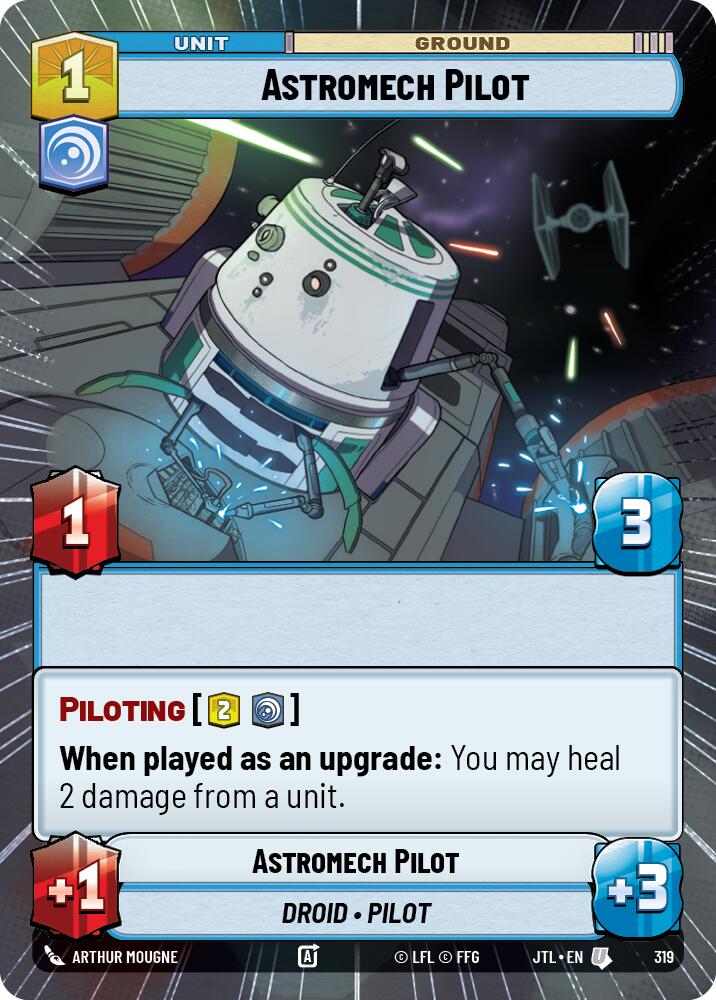 Astromech Pilot (319) (Hyperspace) (319) [Jump to Lightspeed] | Eastridge Sports Cards & Games
