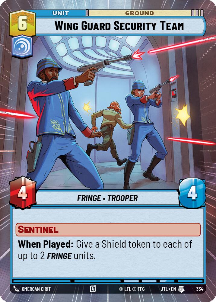 Wing Guard Security Team (334) (Hyperspace) (334) [Jump to Lightspeed] | Eastridge Sports Cards & Games
