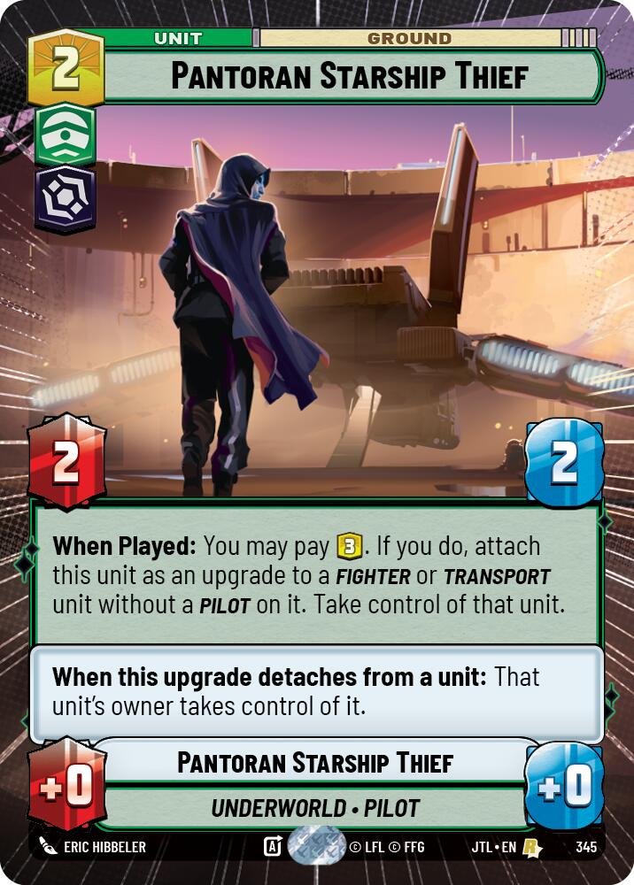 Pantoran Starship Thief (345) (Hyperspace) (345) [Jump to Lightspeed] | Eastridge Sports Cards & Games