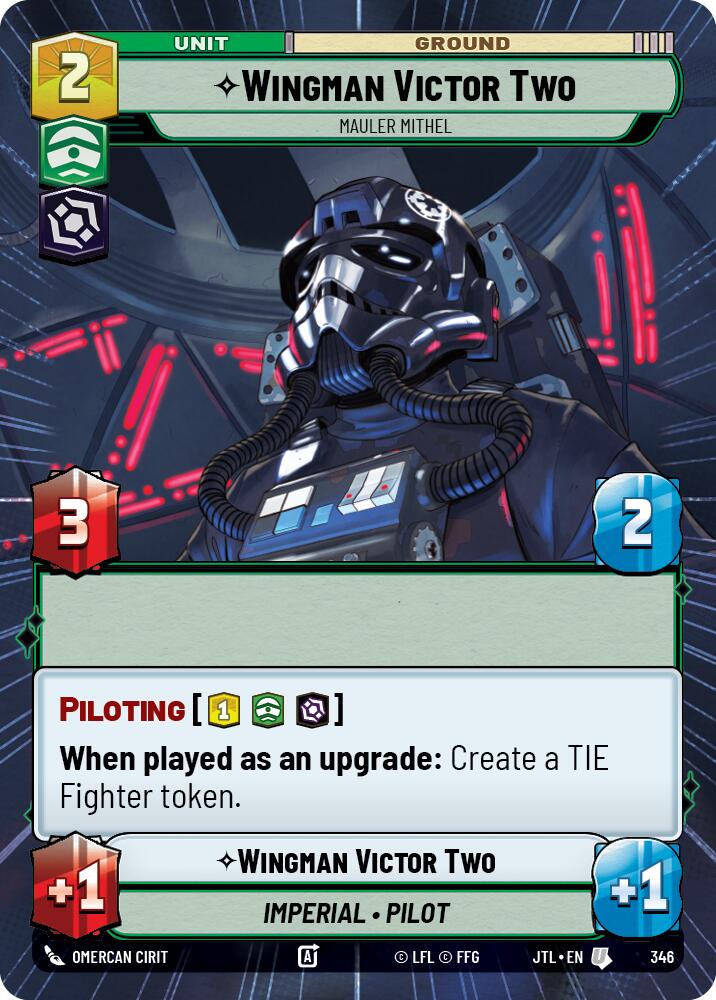 Wingman Victor Two - Mauler Mithel (346) (Hyperspace) (346) [Jump to Lightspeed] | Eastridge Sports Cards & Games