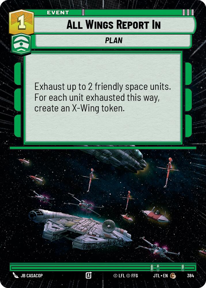 All Wings Report In (384) (Hyperspace) (384) [Jump to Lightspeed] | Eastridge Sports Cards & Games