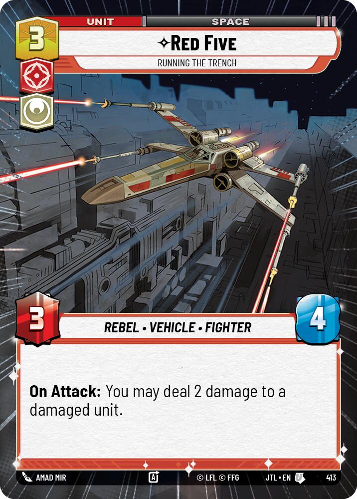 Red Five - Running the Trench (413) (Hyperspace) (413) [Jump to Lightspeed] | Eastridge Sports Cards & Games